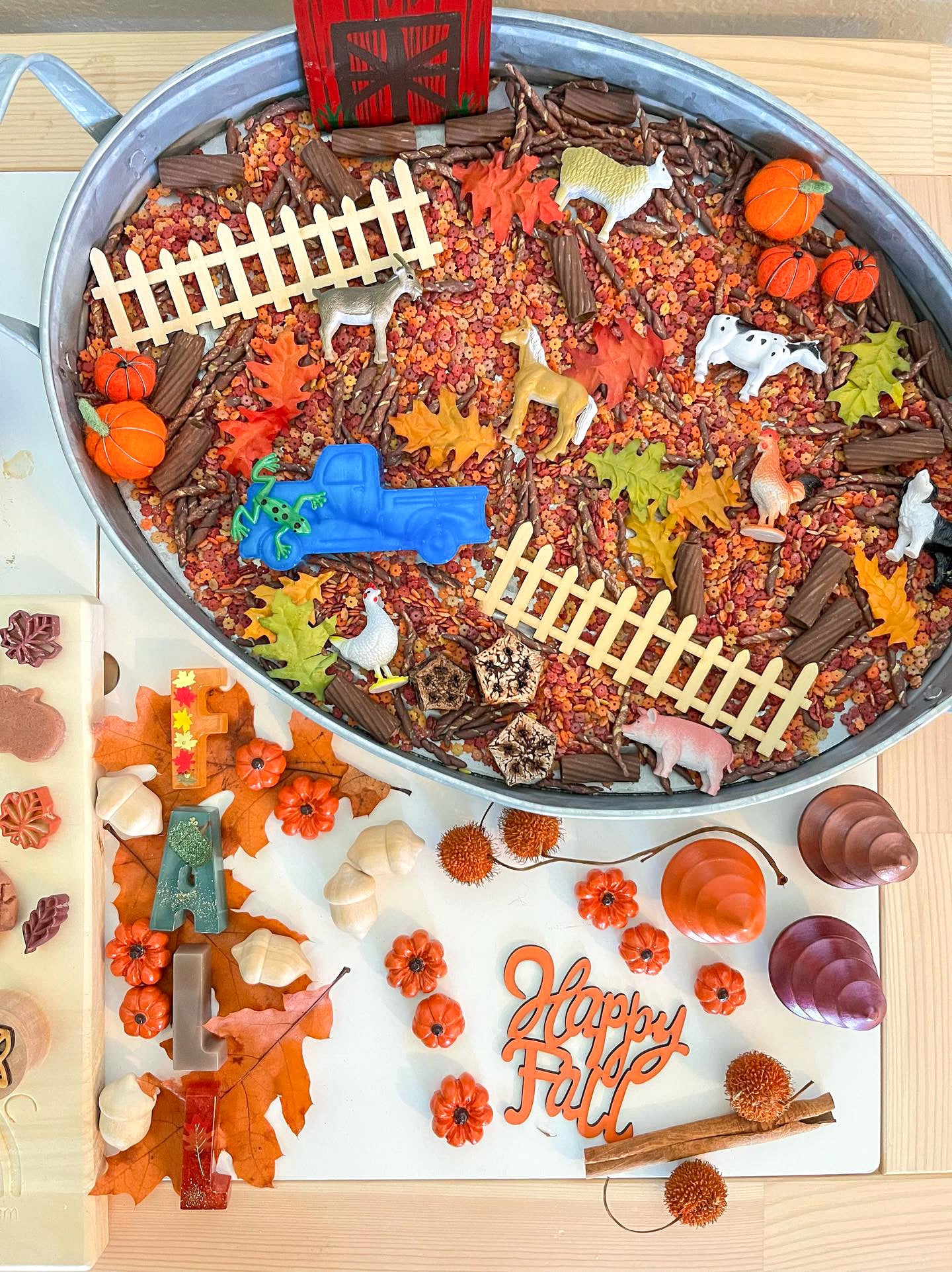 Leaves at Play Star Pasta Sensory Bin Filler