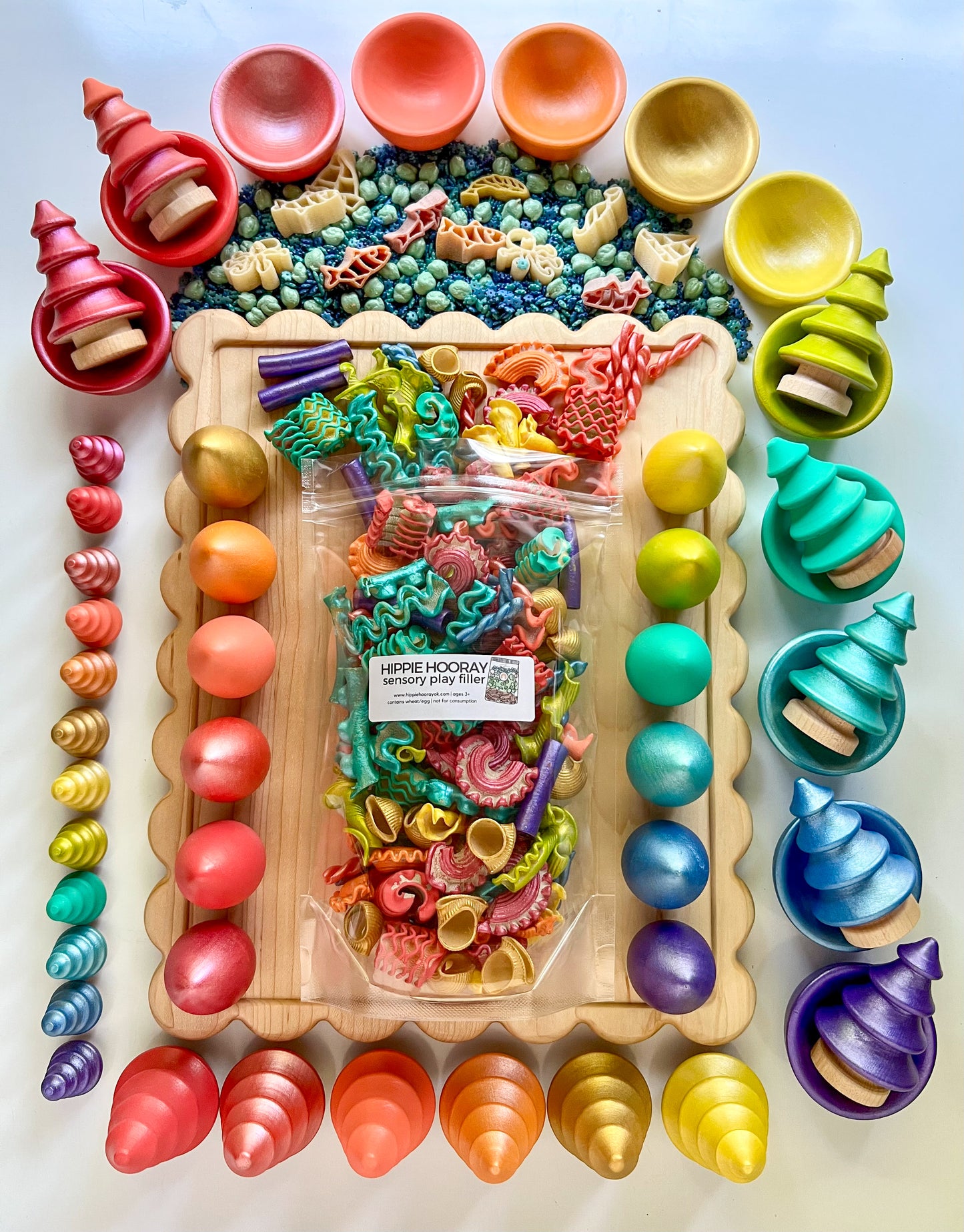 Coral Your World Sensory Bin Filler