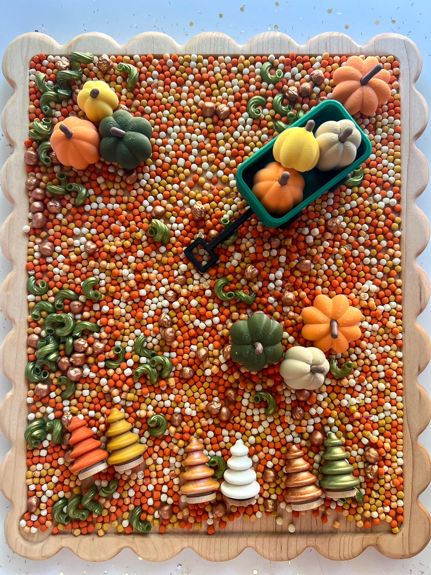 Pretty Little Pumpkins Sensory Bin Filler