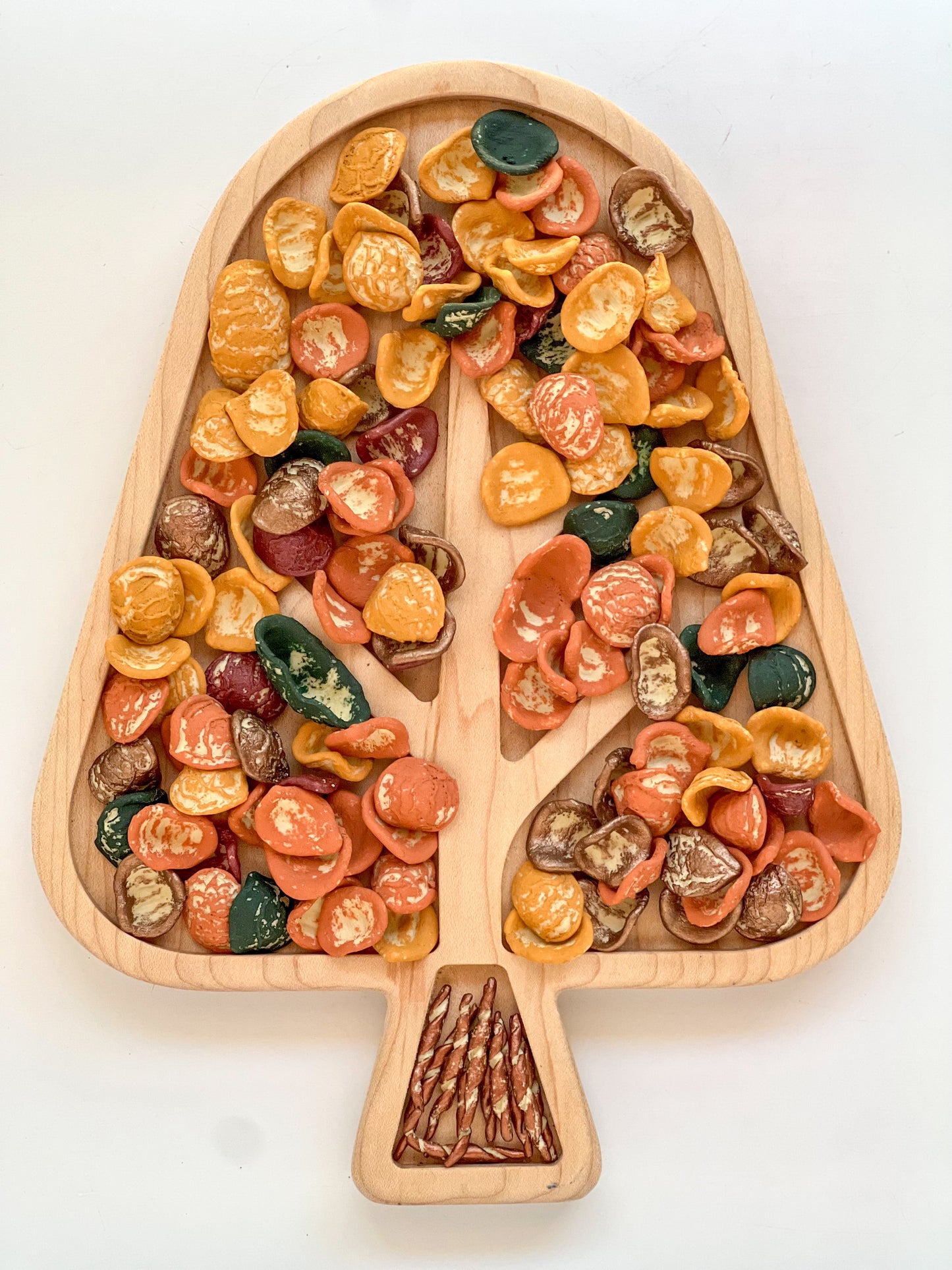 Backyard Leaf Pile Sensory Bin Filler