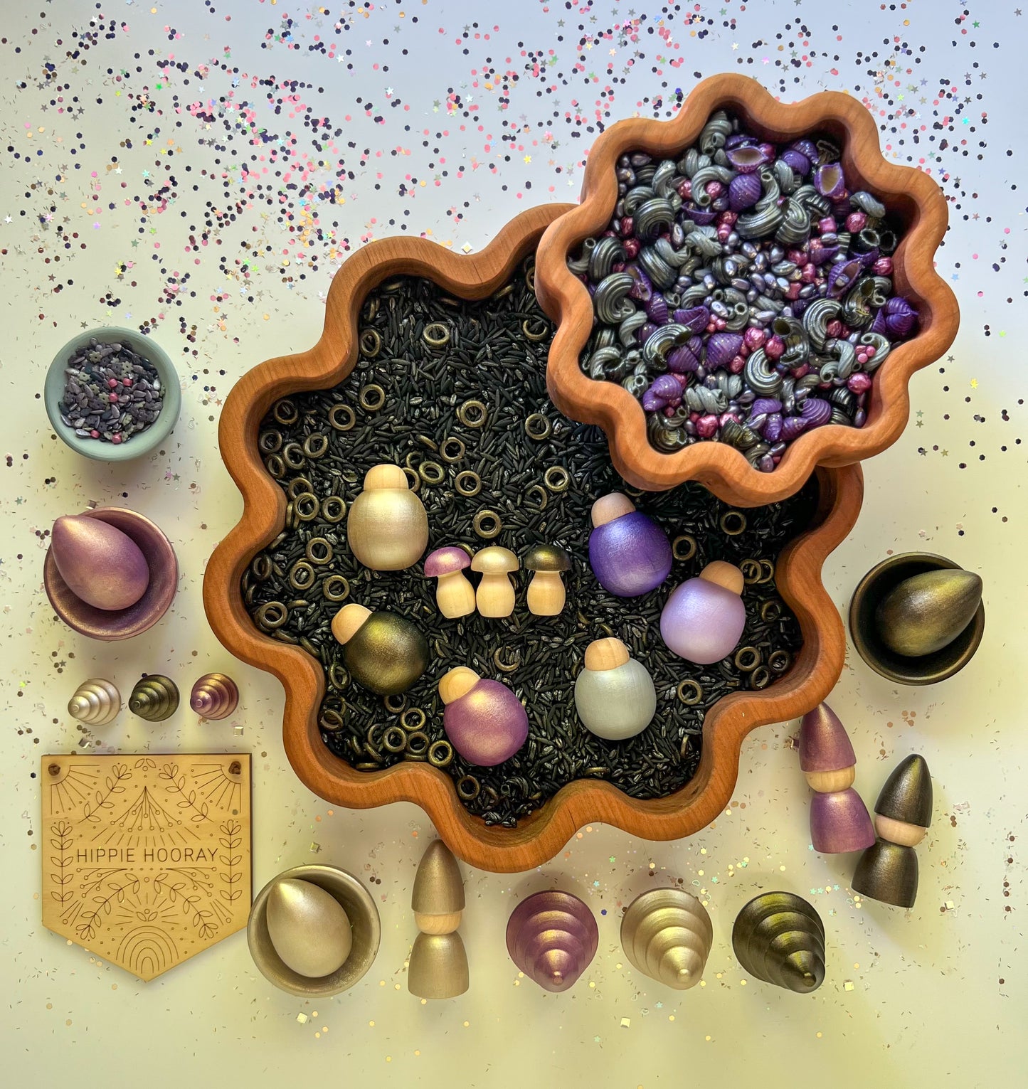 Cosmic Crystals Sensory Bin Filler