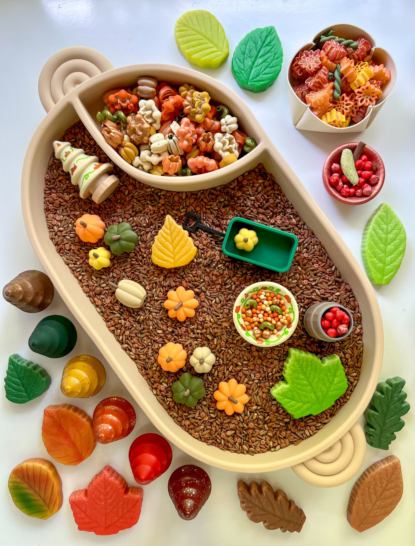 Autumn Earth Sensory Bin Filler