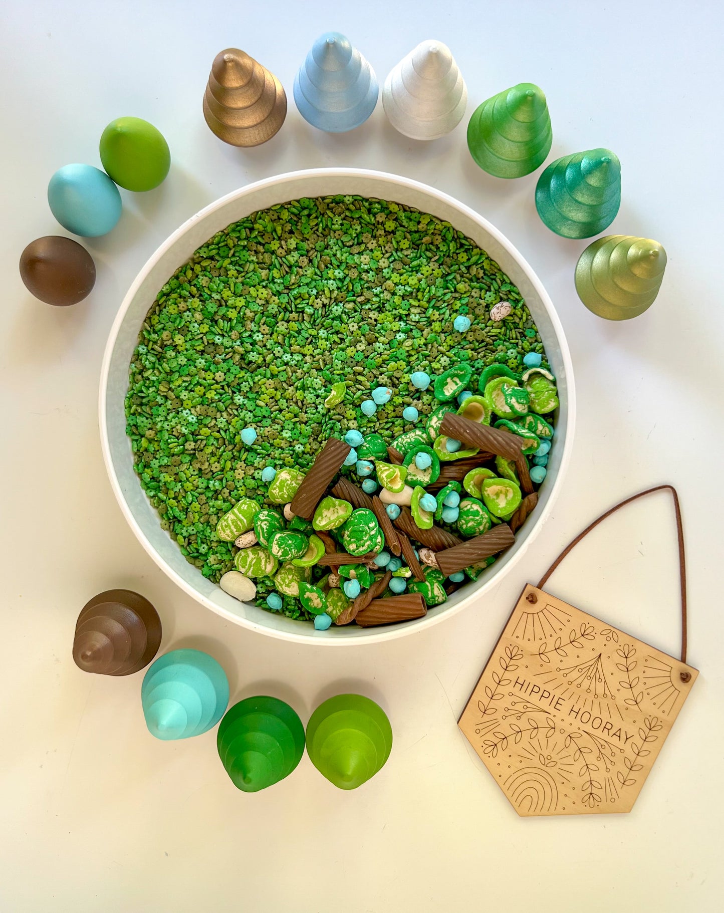 Leaves of Green Sensory Bin Filler