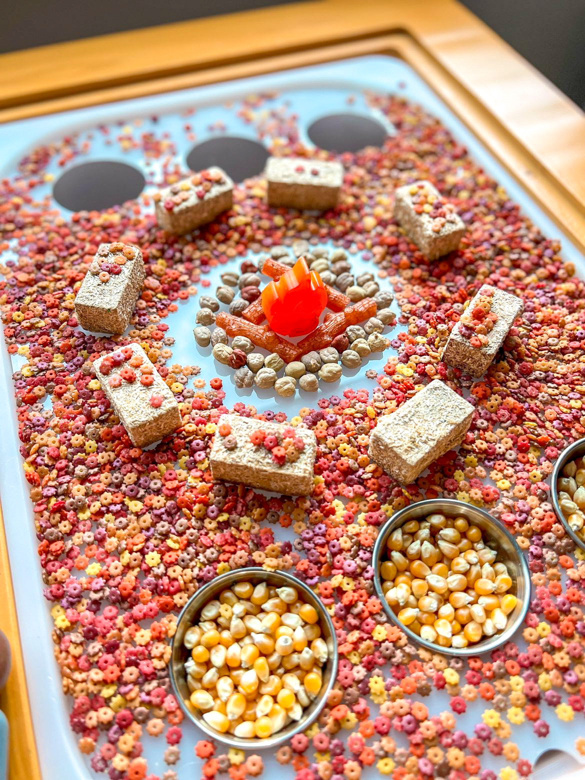 Leaves at Play Star Pasta Sensory Bin Filler