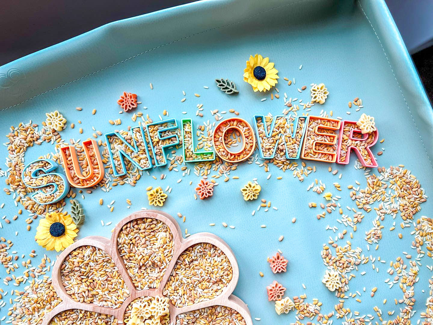 Amber Waves of Grain Sensory Bin Filler