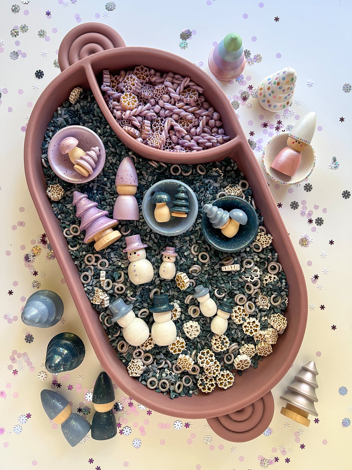 Lavender Frost Sensory Play Add-on Jar