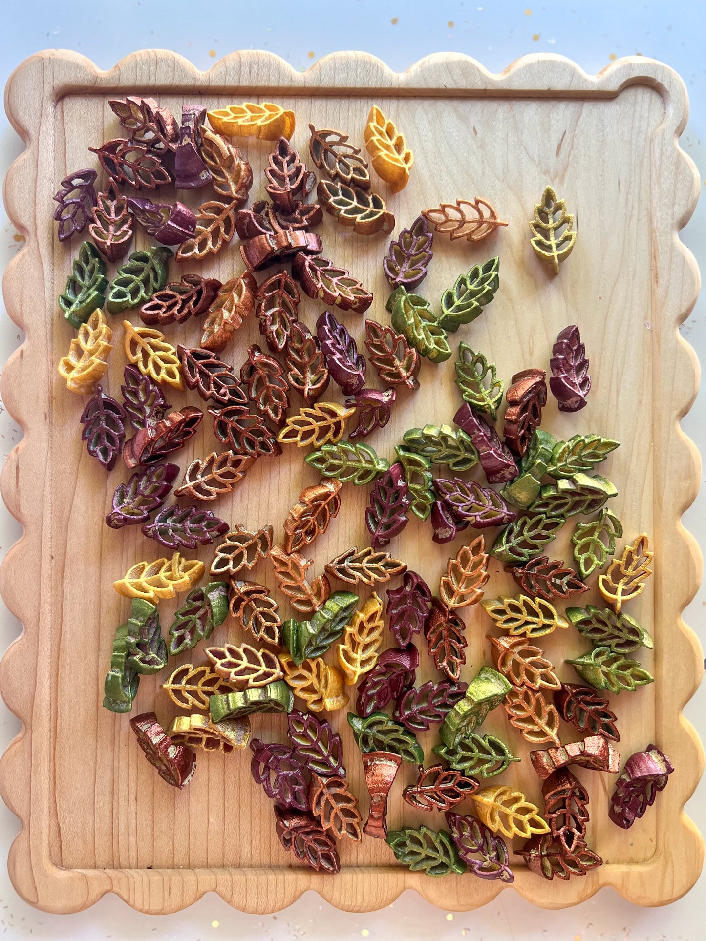 Shimmering Fall Leaves Sensory Bin Filler