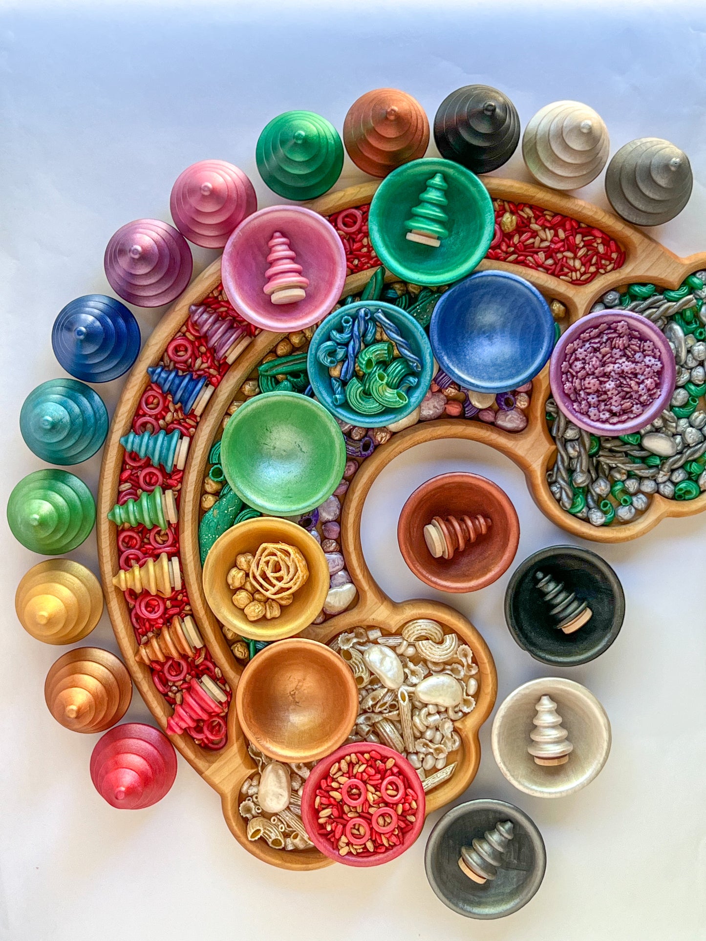Wooden Bowl (Choose Your Color)