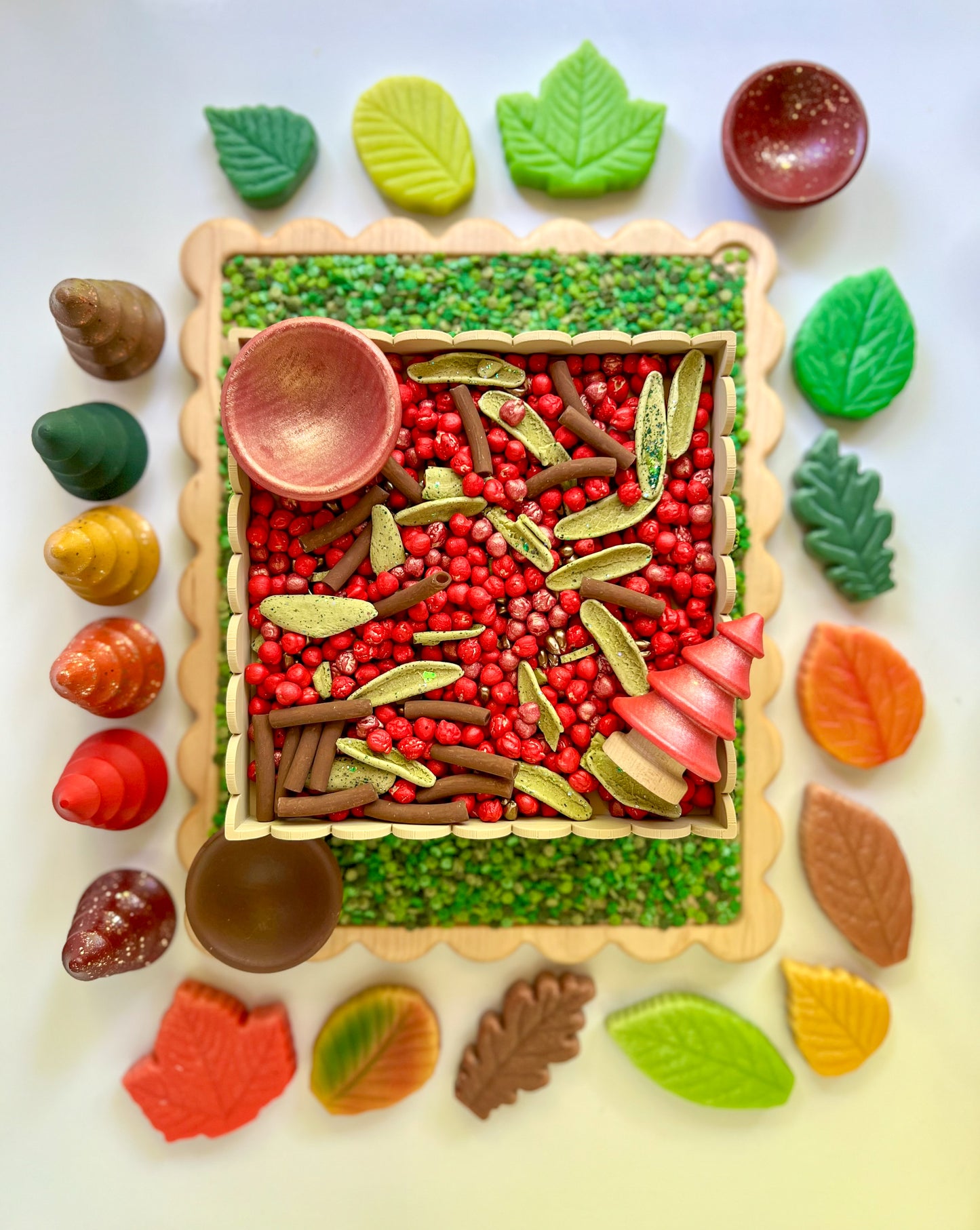 Apple Orchard Sensory Bin Filler