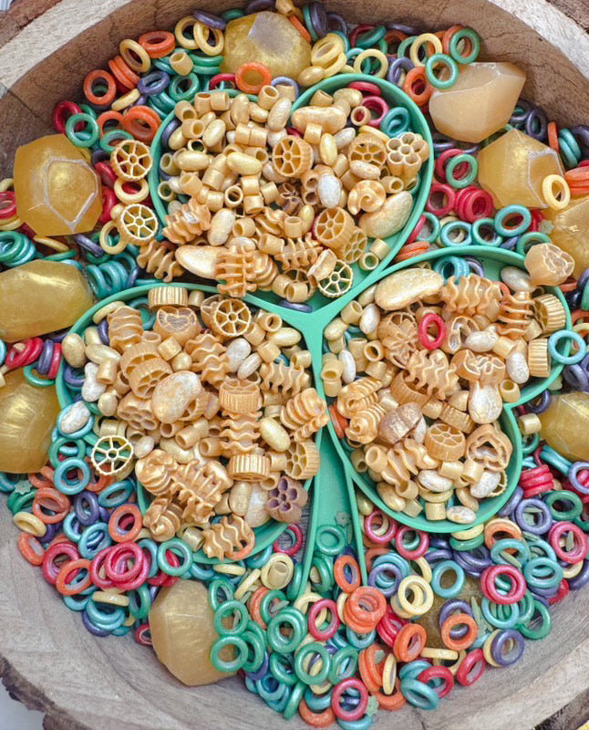 Ring Around the Rainbow Sensory Bin Filler