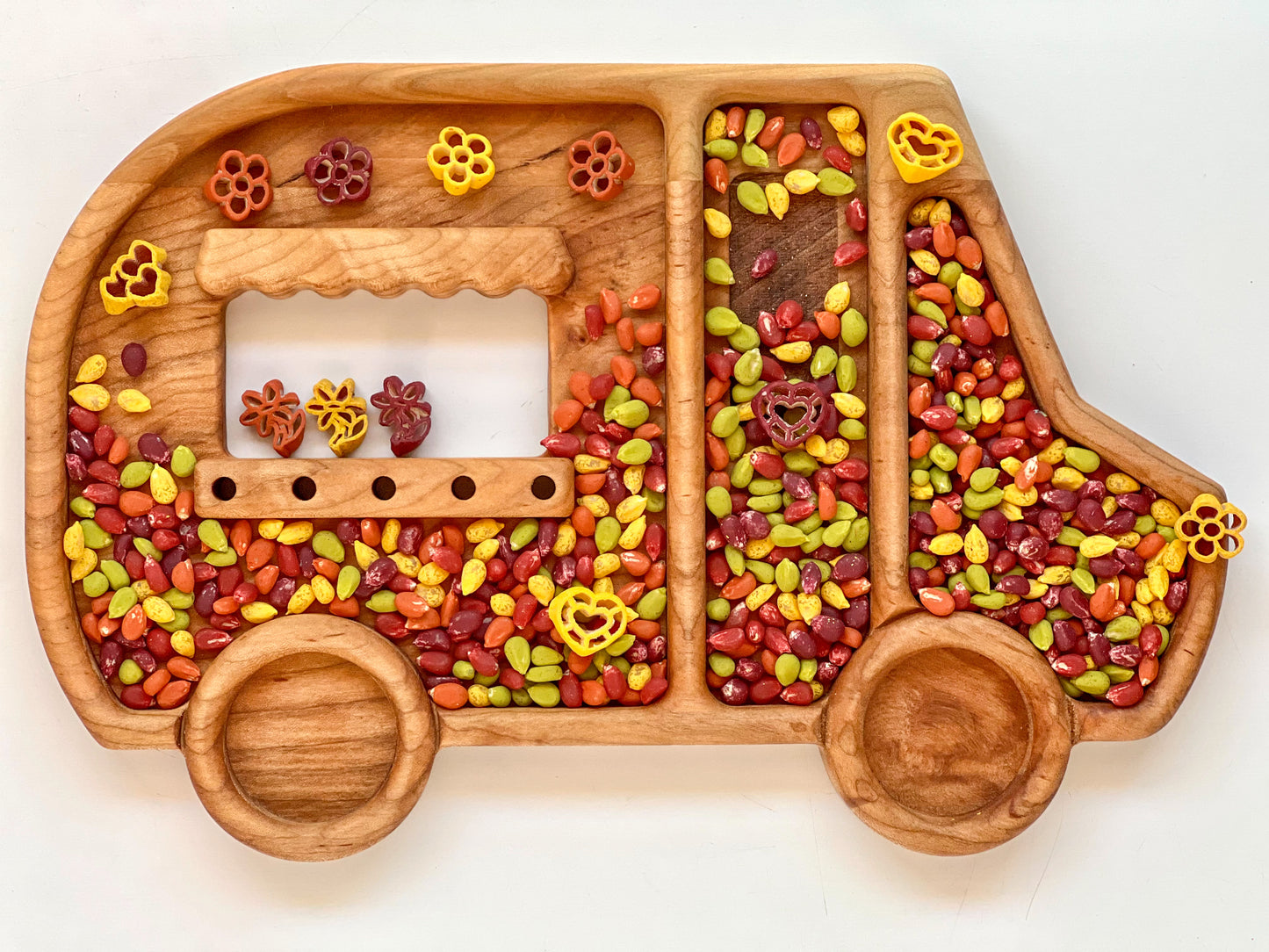Autumn Blooms Pasta Sensory Bin Filler