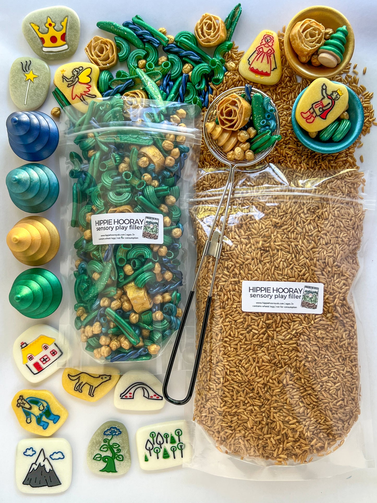 Emerald Adventures Sensory Bin Filler