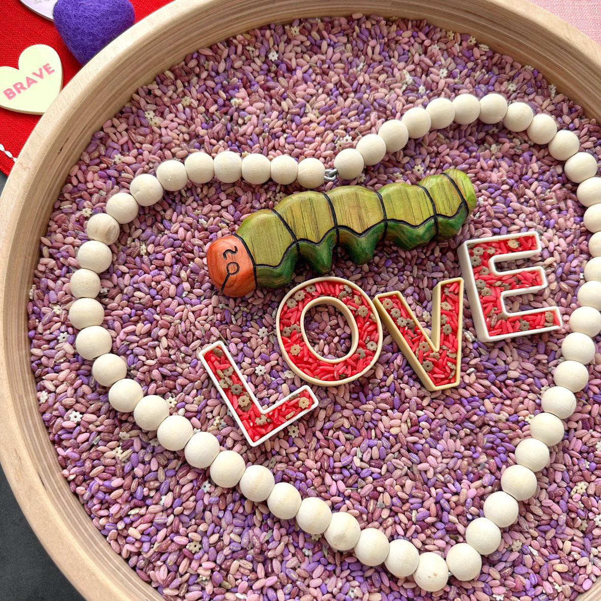 Lavender Fields Sensory Bin Filler