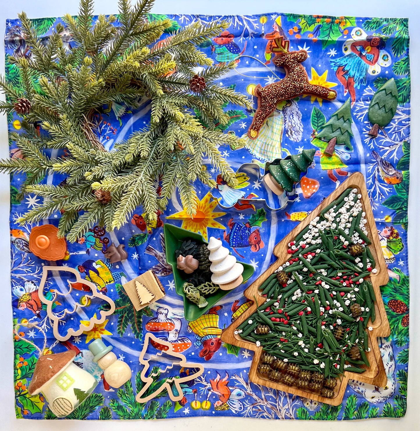 Winter Woods Sensory Play Filler