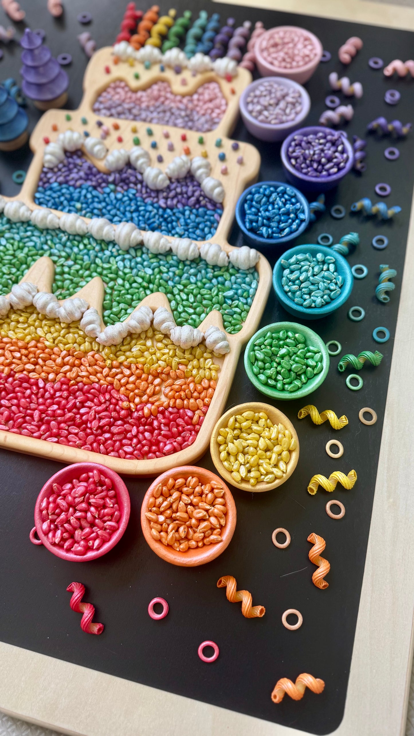 A Pop of Color Sensory Bin Filler