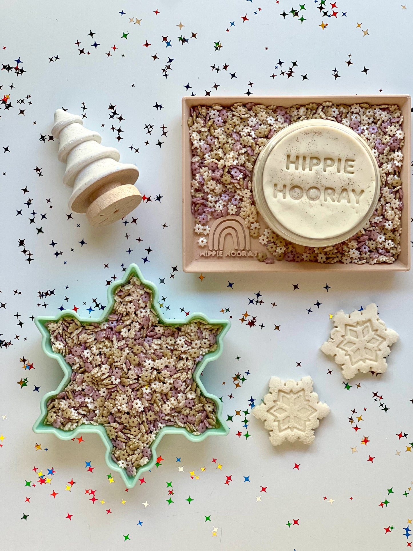 Winter & Holiday Play Dough (Scented)