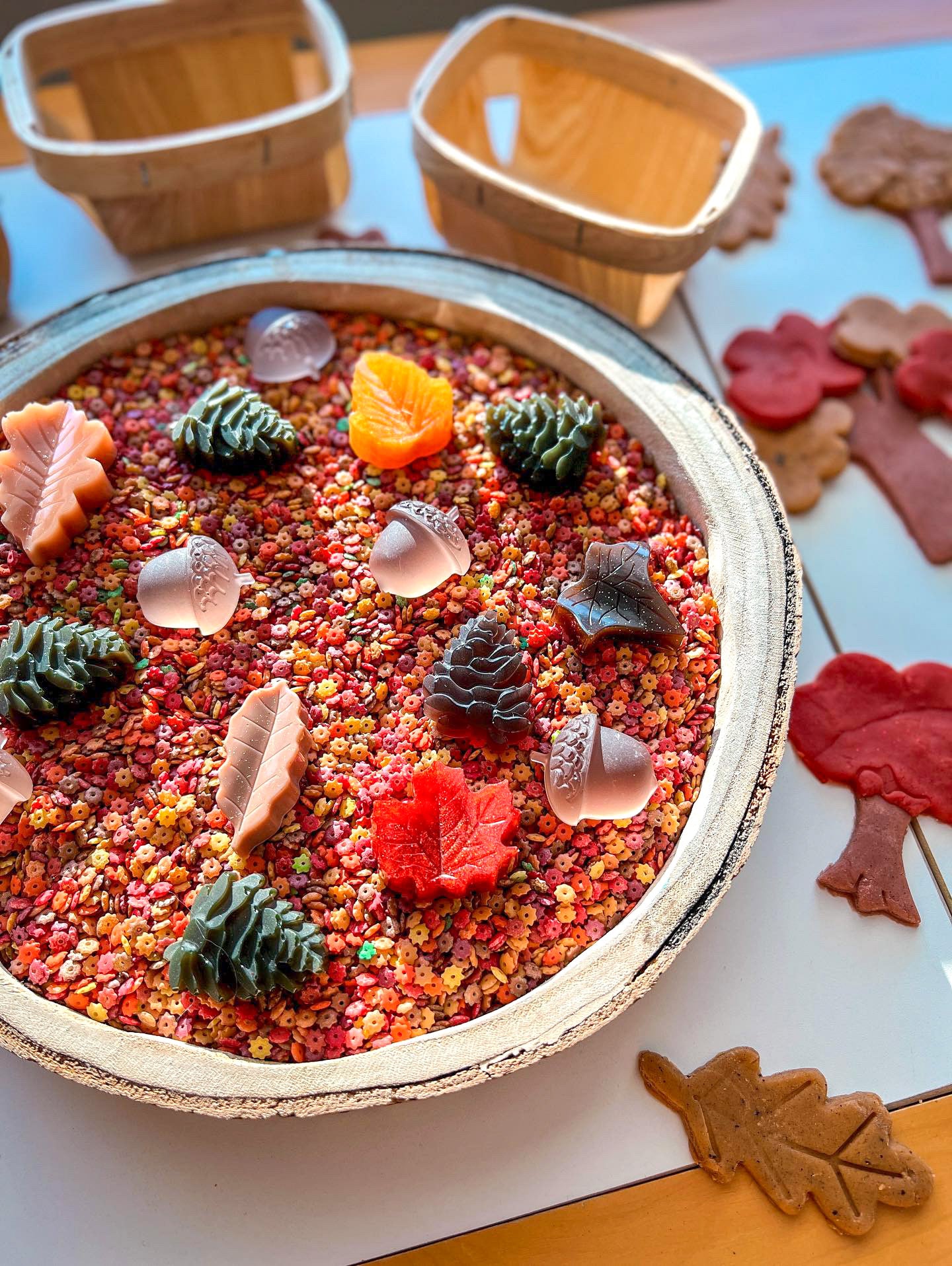 Leaves at Play Star Pasta Sensory Bin Filler