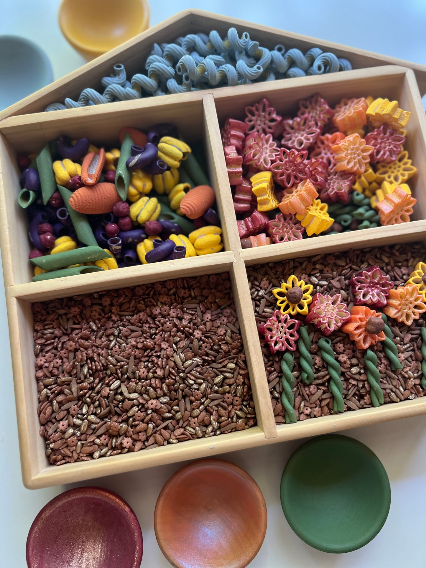 Sunny Wonders Pasta Sensory Bin Filler