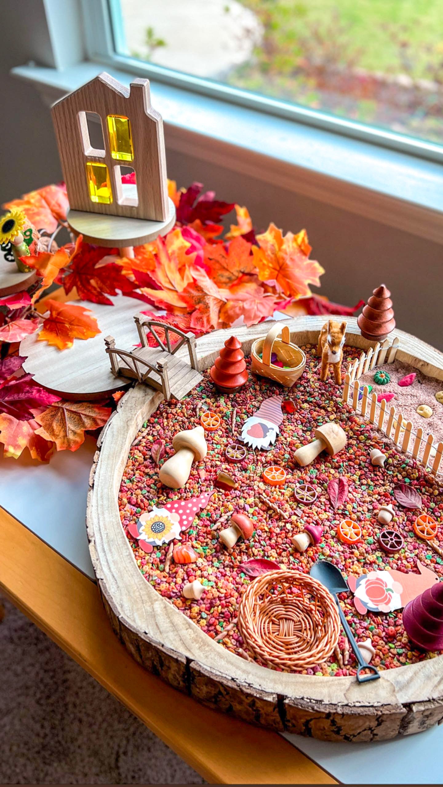 Leaves at Play Star Pasta Sensory Bin Filler
