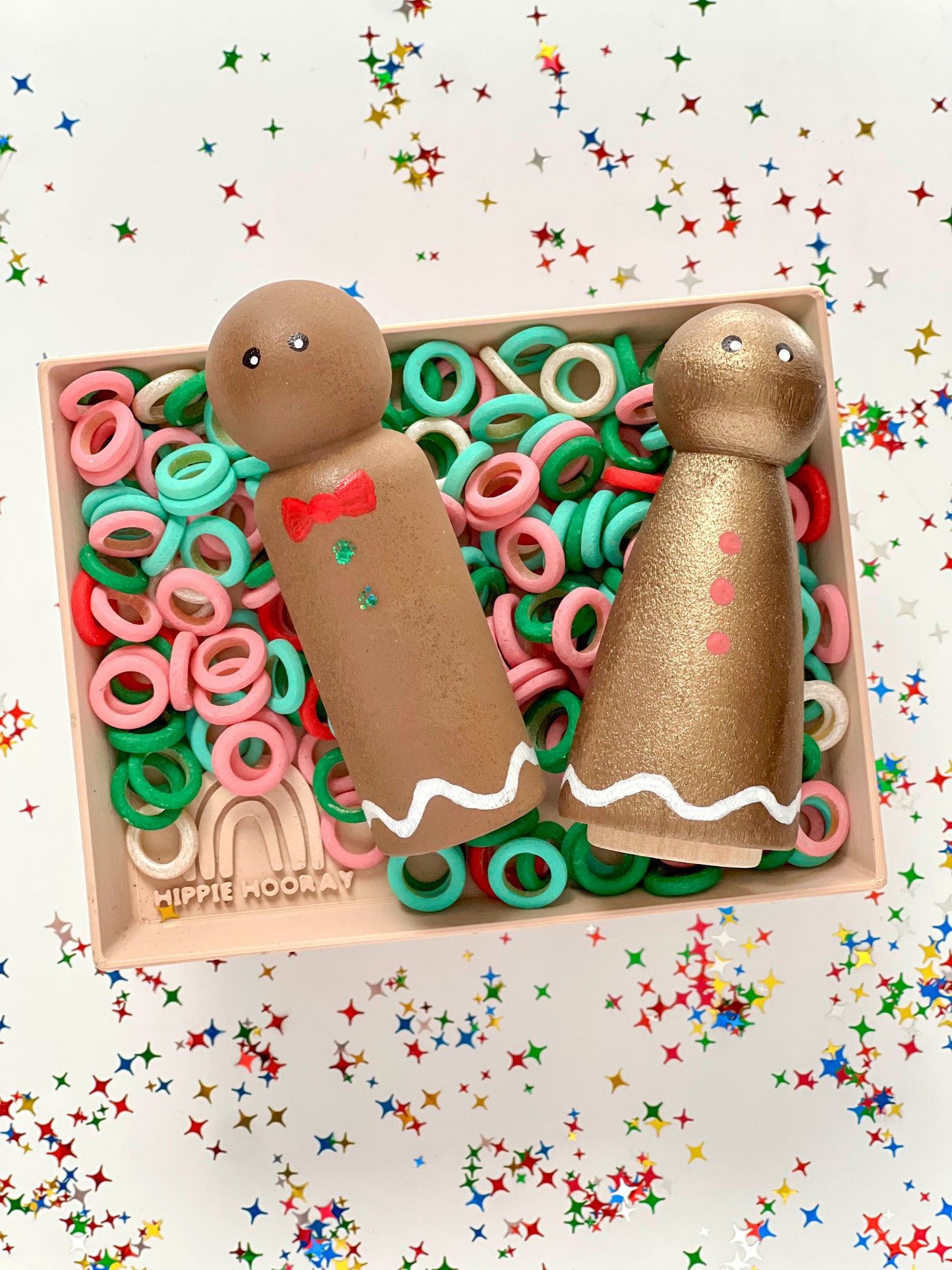 Gingerbread Friend Peg Doll (1)
