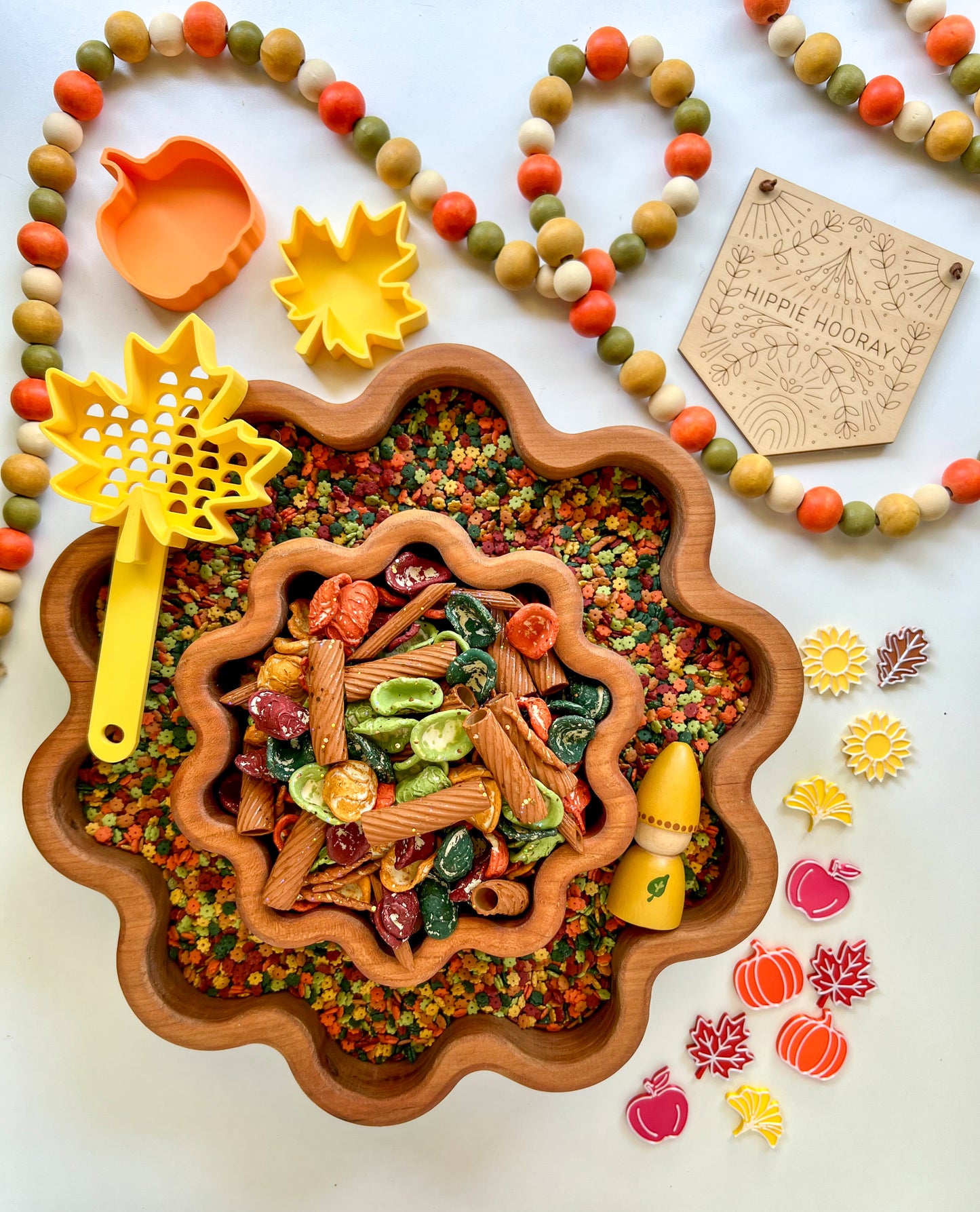 Backyard Leaf Pile Limited Edition Sensory Bin Filler & Unmixit Kit