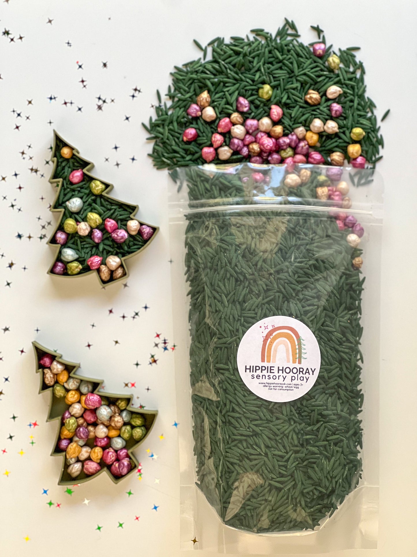 Evergreen Sensory Bin Filler