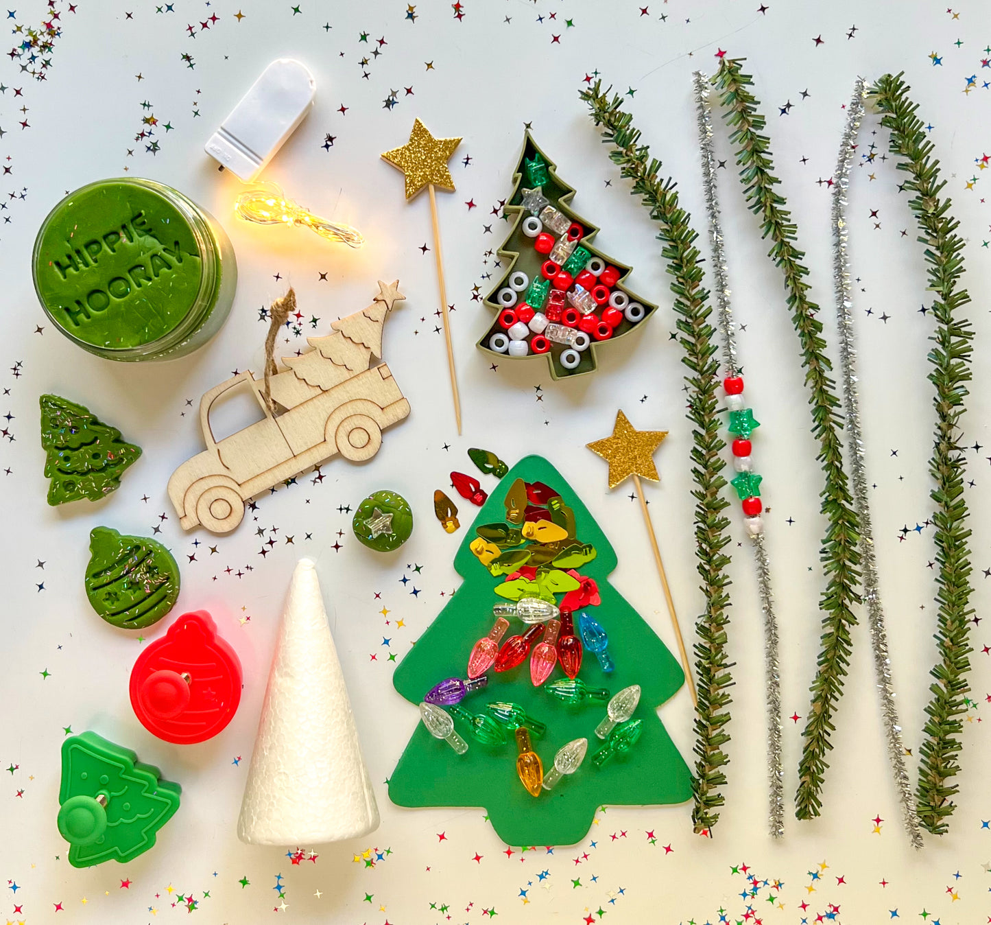 Oh, Christmas Tree Play Dough Kit
