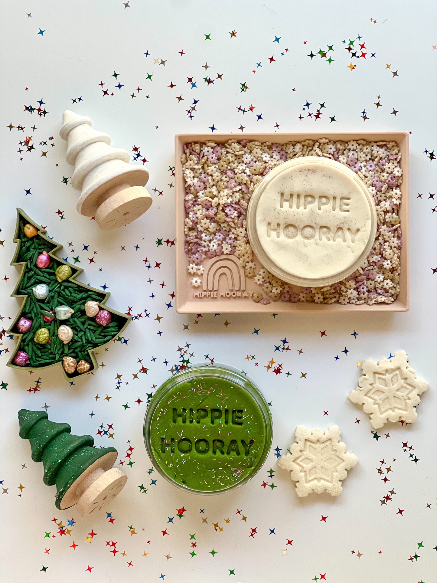 Winter & Holiday Play Dough (Scented)