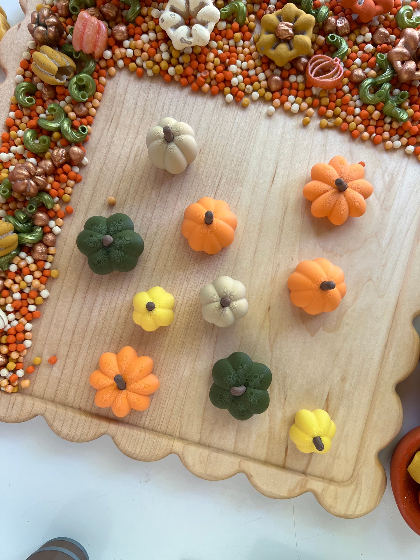 A Day at the Pumpkin Patch 3D Printed Sensory Play Set