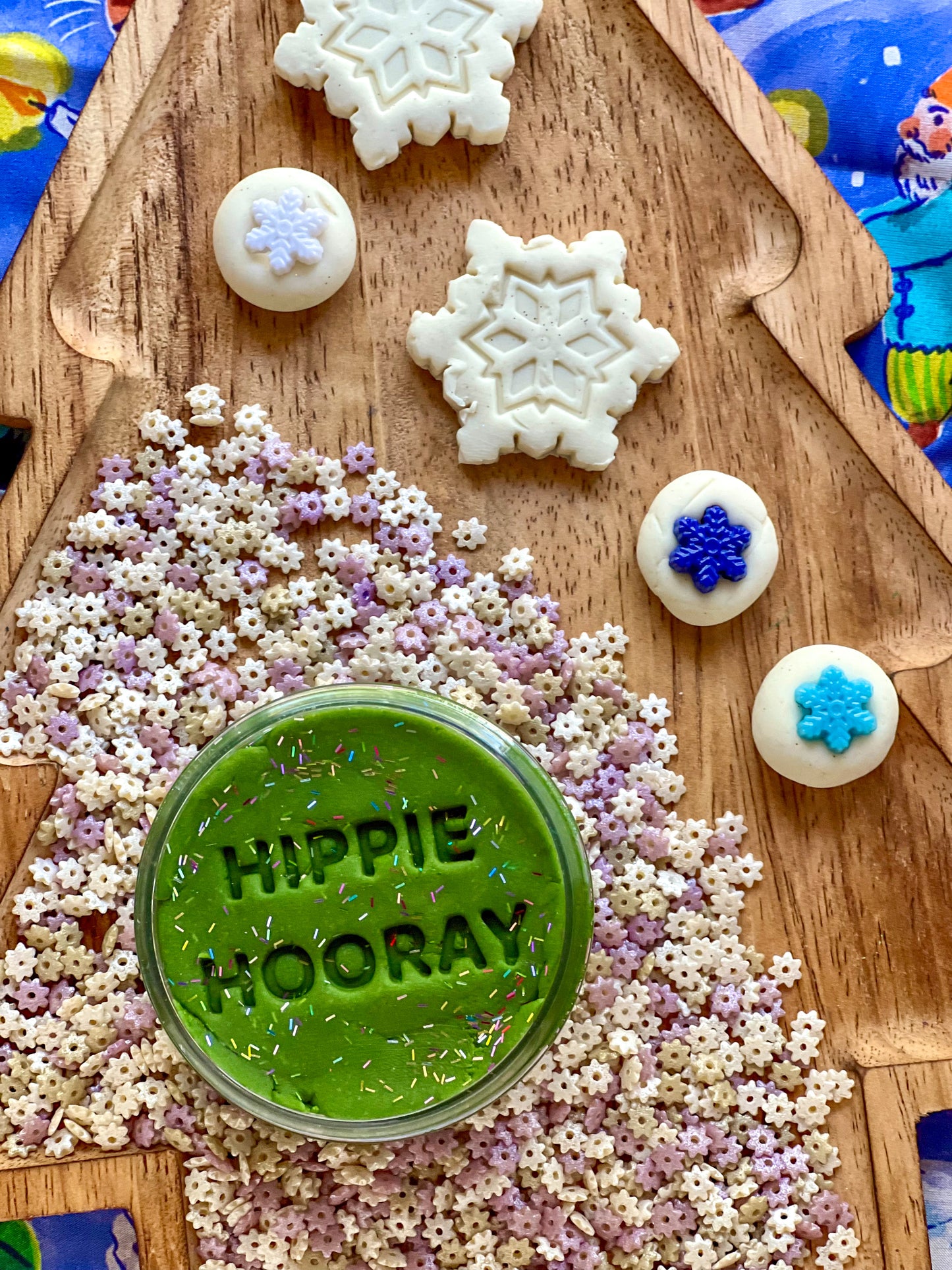 Winter & Holiday Play Dough (Scented)
