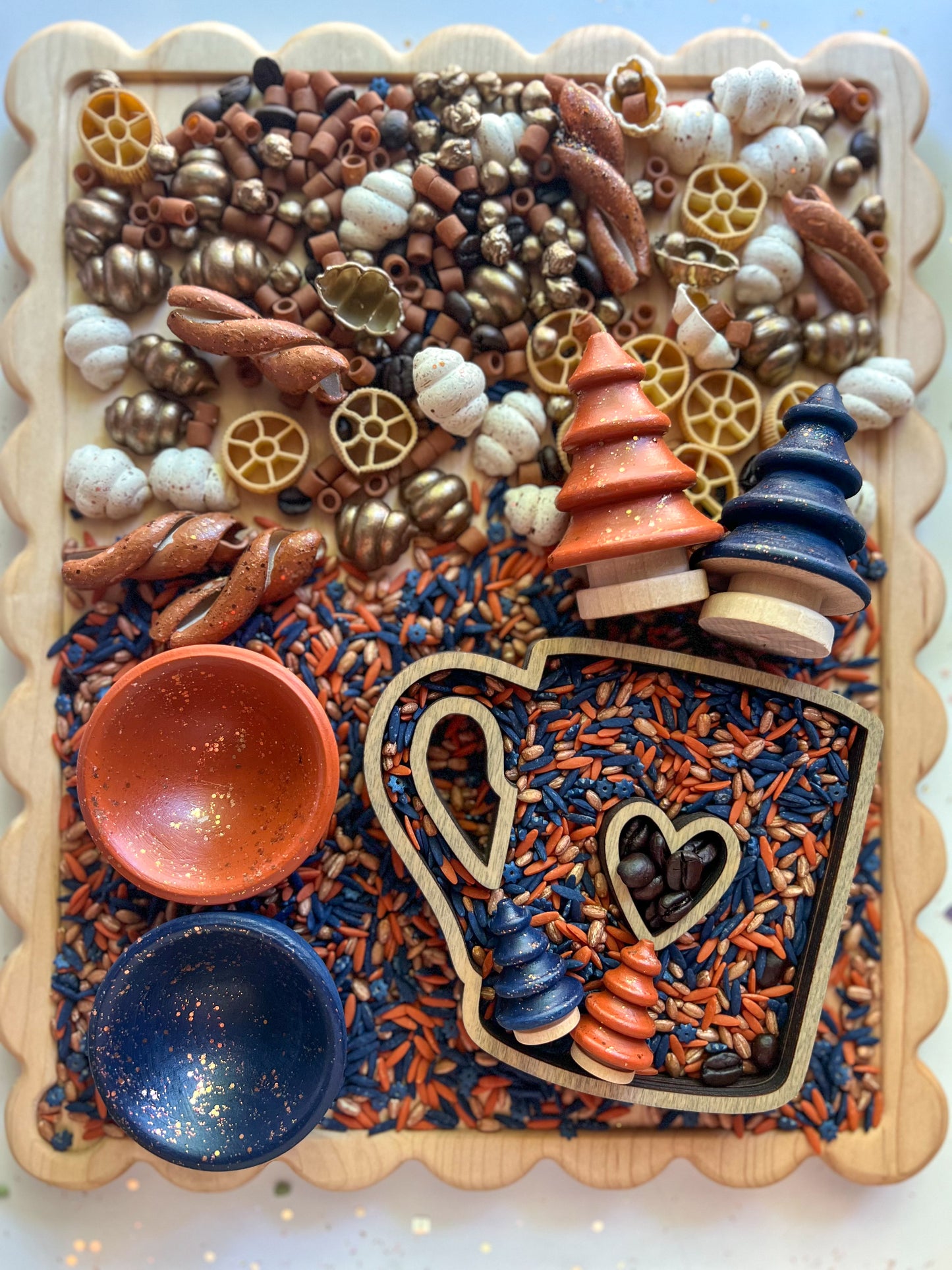 Luke’s & Weston’s Fall Wooden Sets
