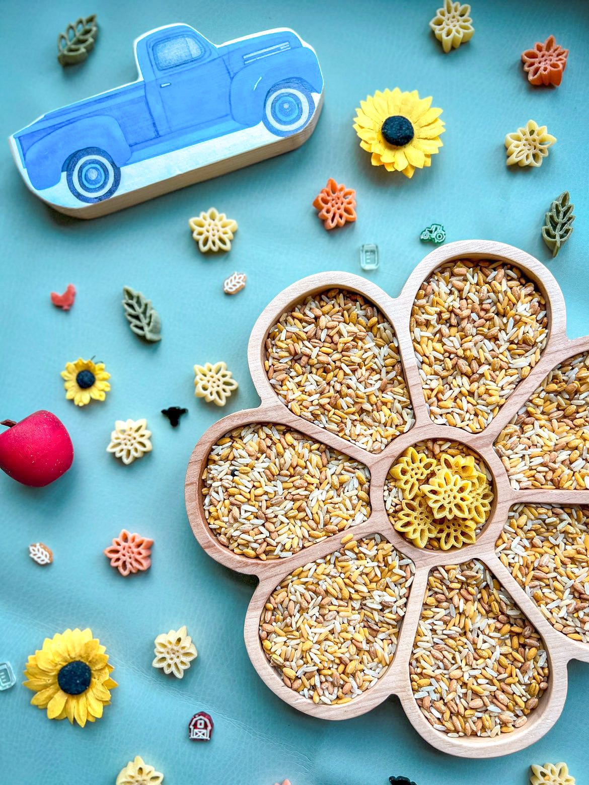 Amber Waves of Grain Sensory Bin Filler