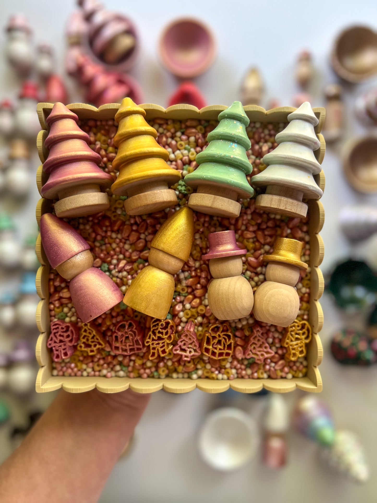 Visions of Sugarplums Sensory Bin Filler