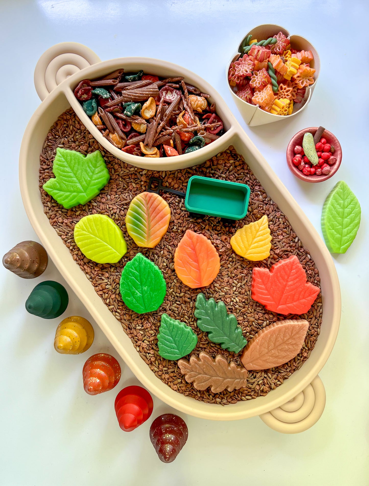 Autumn Earth Sensory Bin Filler