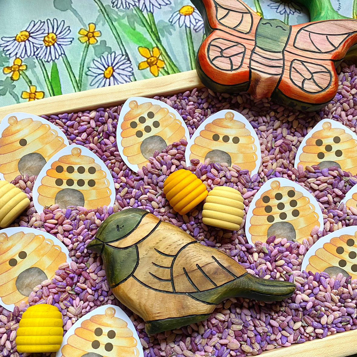Lavender Fields Sensory Bin Filler