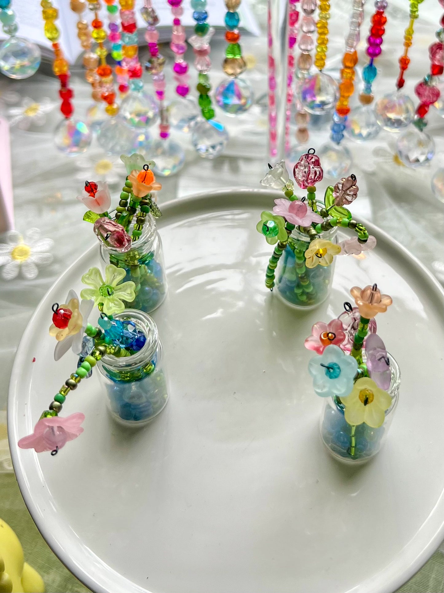 Whimsy Daisy Beaded Treasures