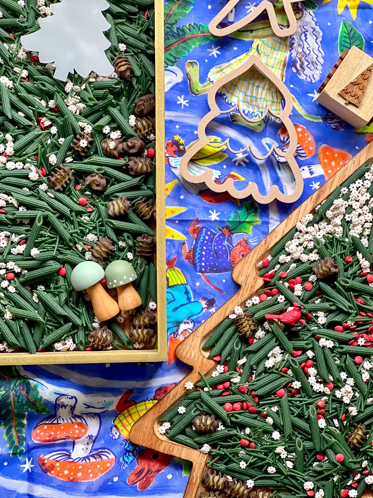Winter Woods Sensory Play Filler