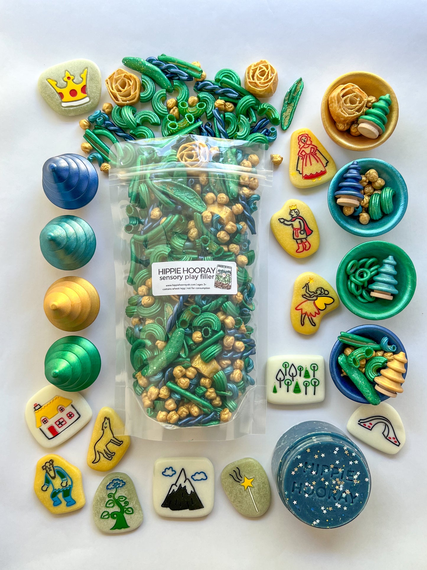 Emerald Adventures Sensory Bin Filler