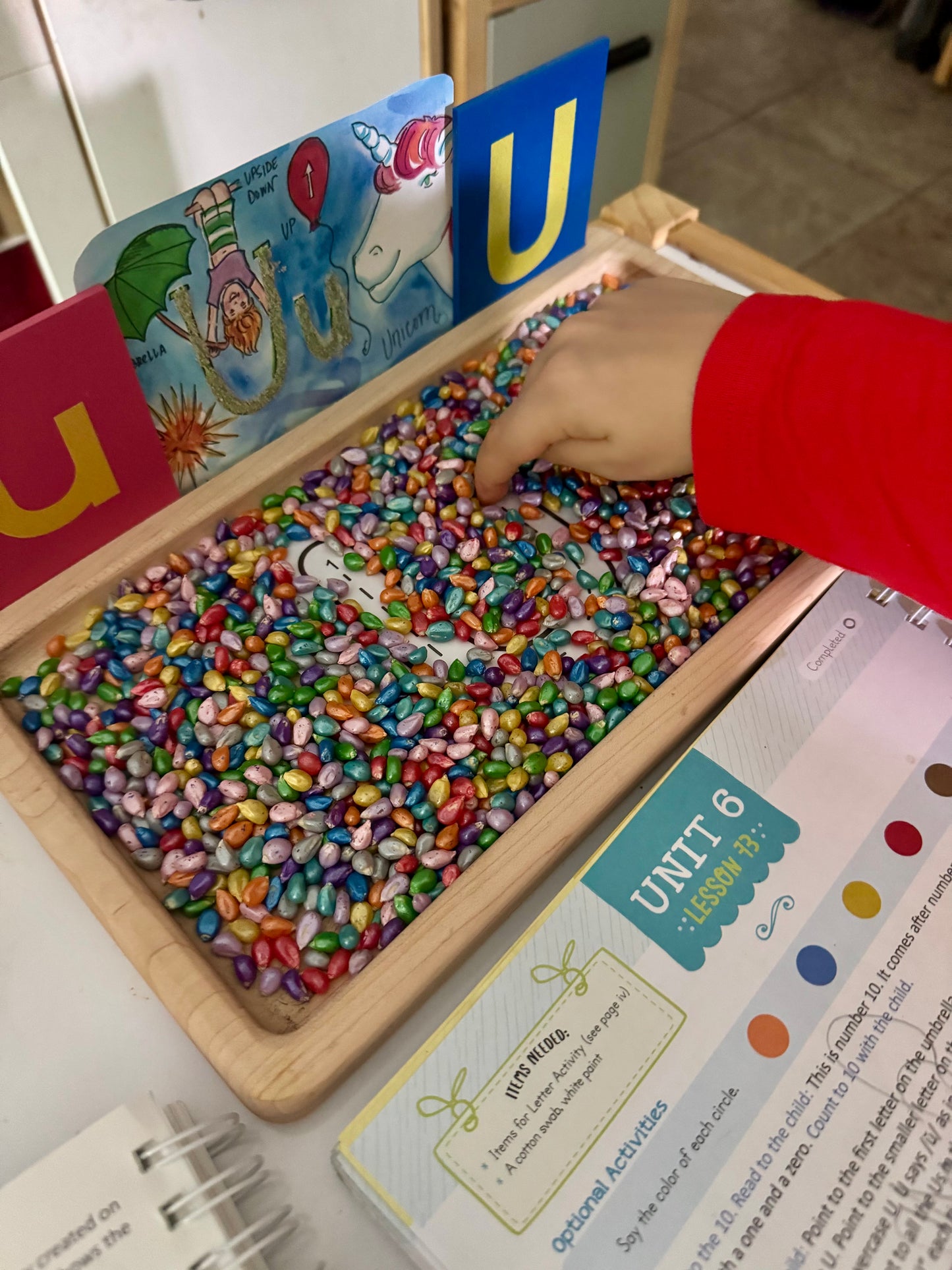 A Pop of Color Sensory Bin Filler