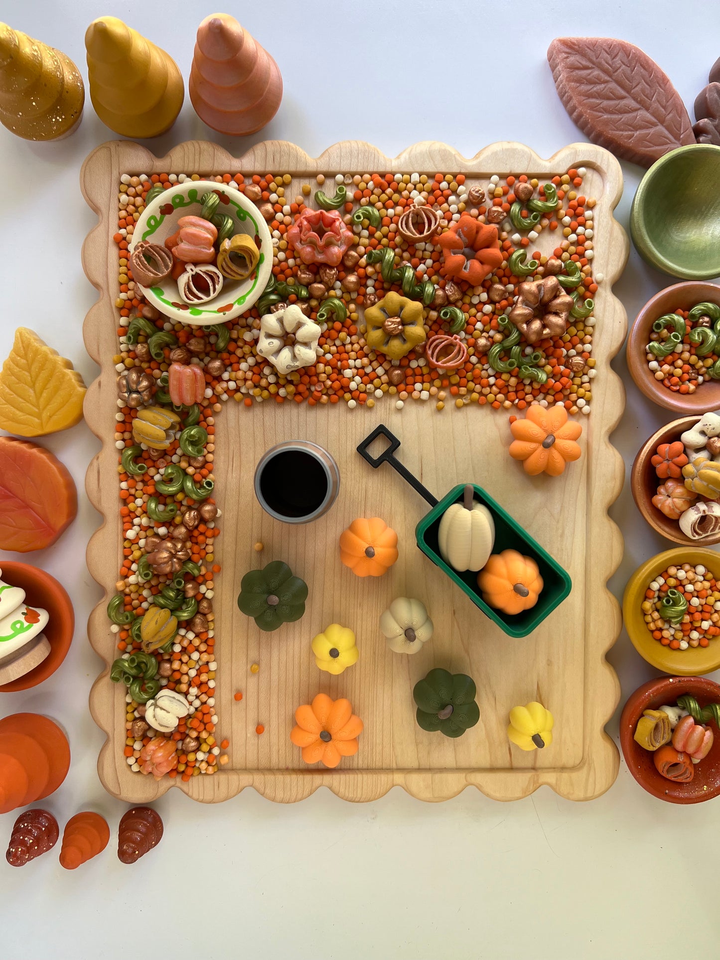 A Day at the Pumpkin Patch 3D Printed Sensory Play Set