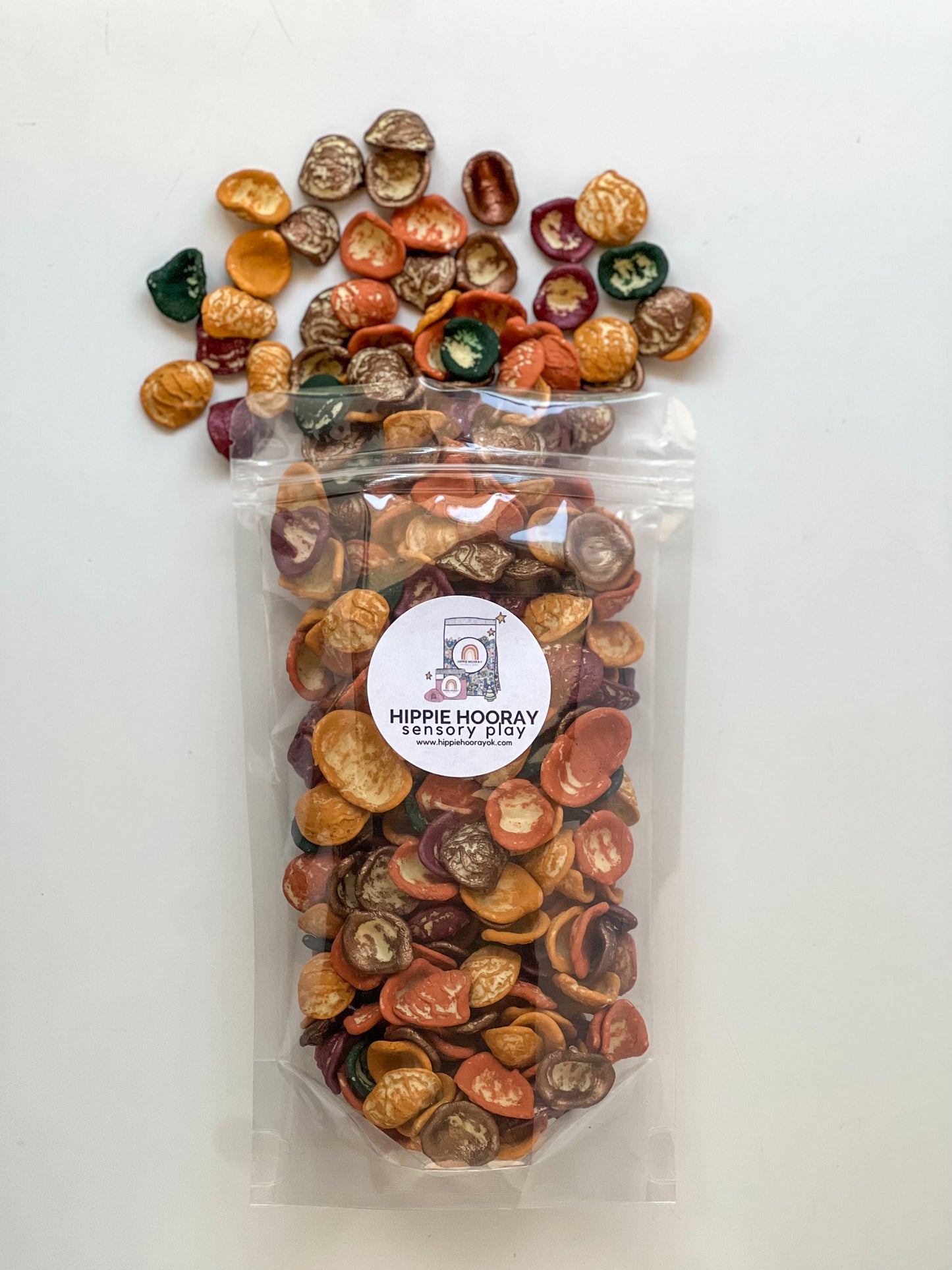 Backyard Leaf Pile Sensory Bin Filler