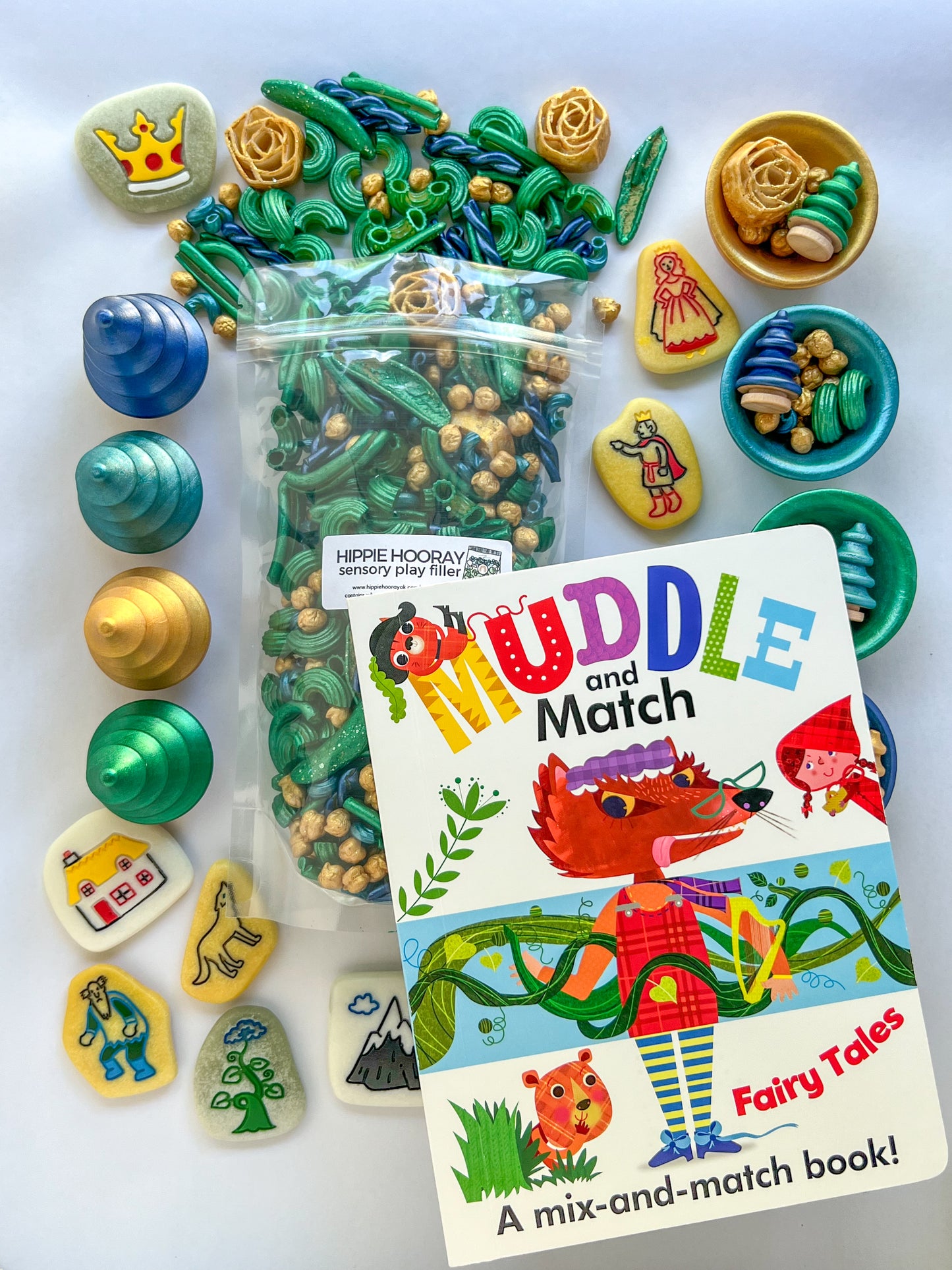 Emerald Adventures Sensory Bin Filler