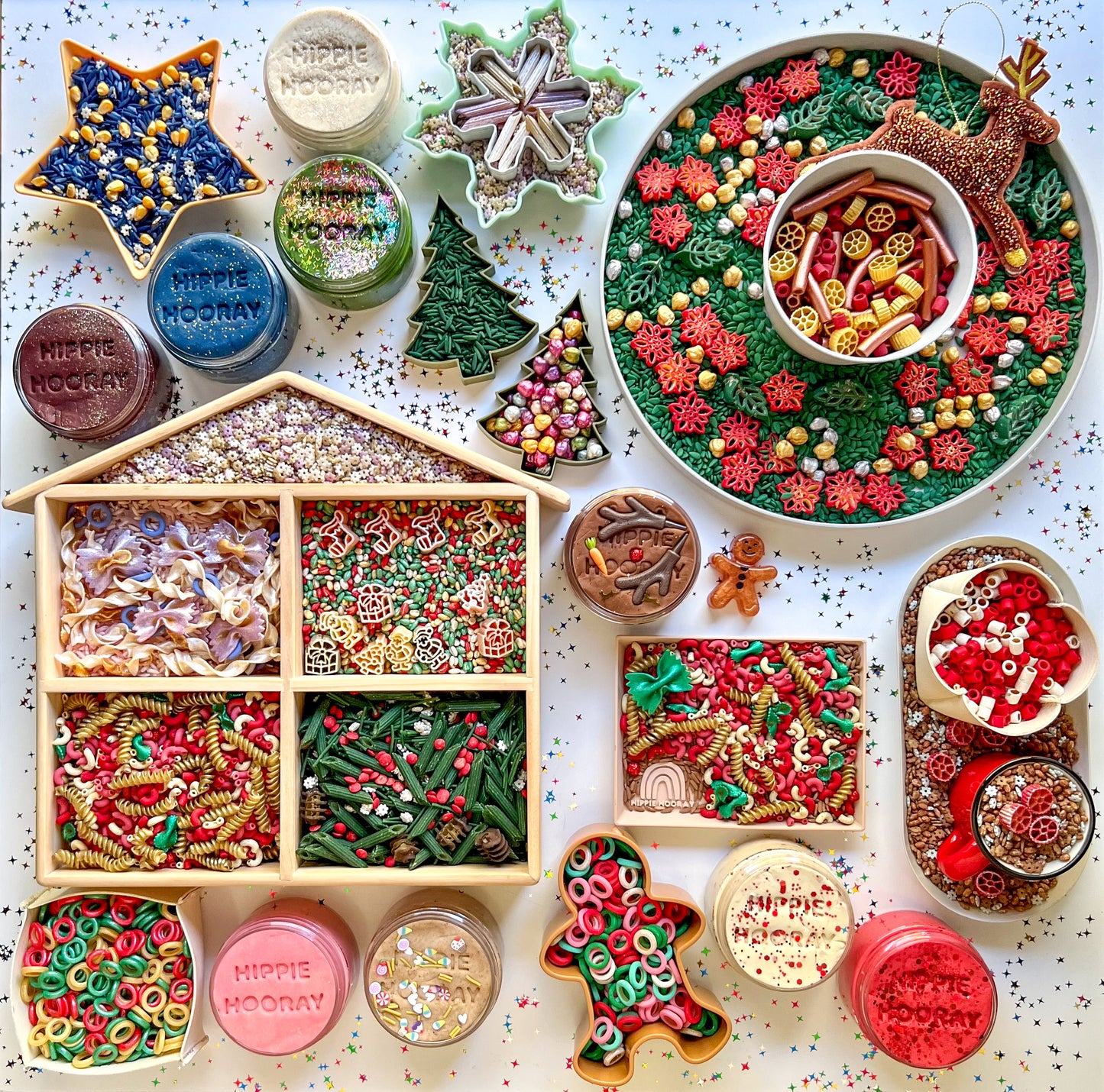 Winter & Holiday Play Dough (Scented)