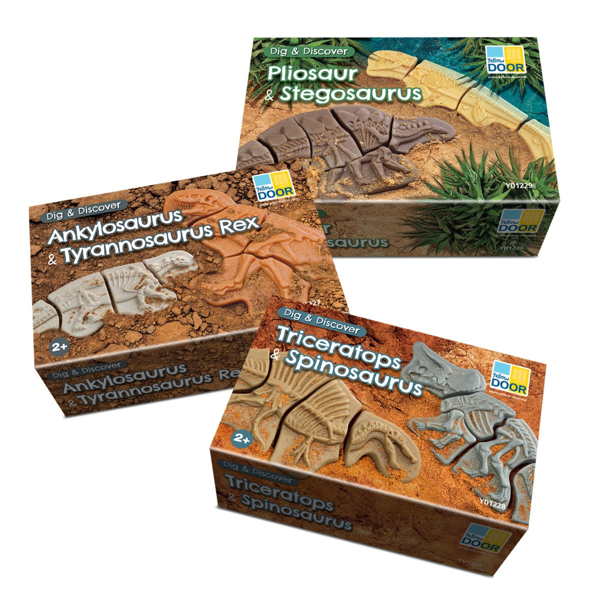 Dinosaur Dig & Discover Puzzle Stones