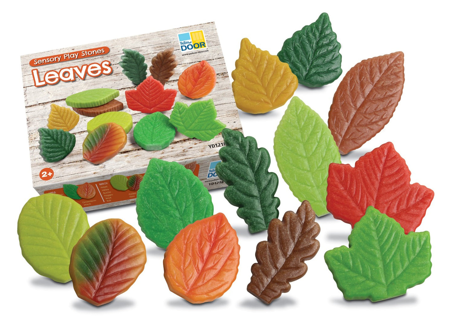 Leaves Sensory Stones (set of 12) *Preorder August 13*