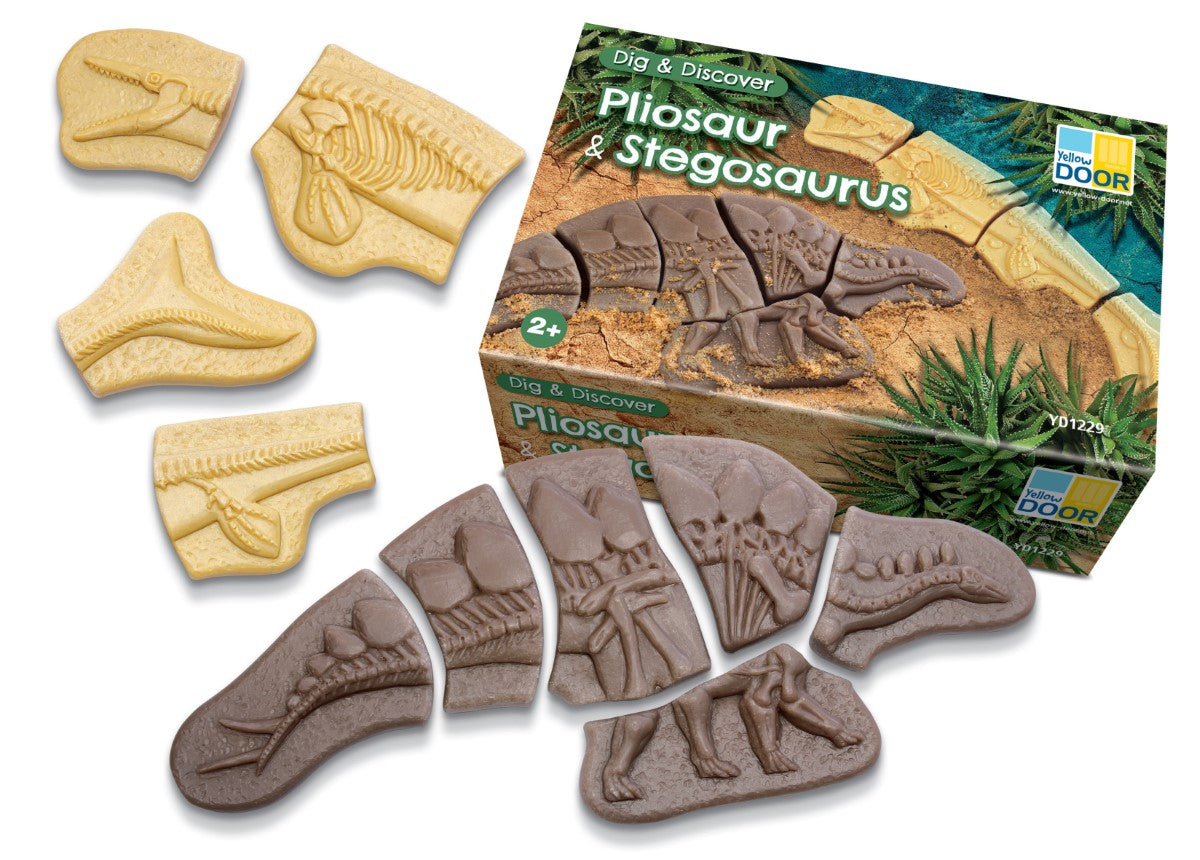 Dinosaur Dig & Discover Puzzle Stones