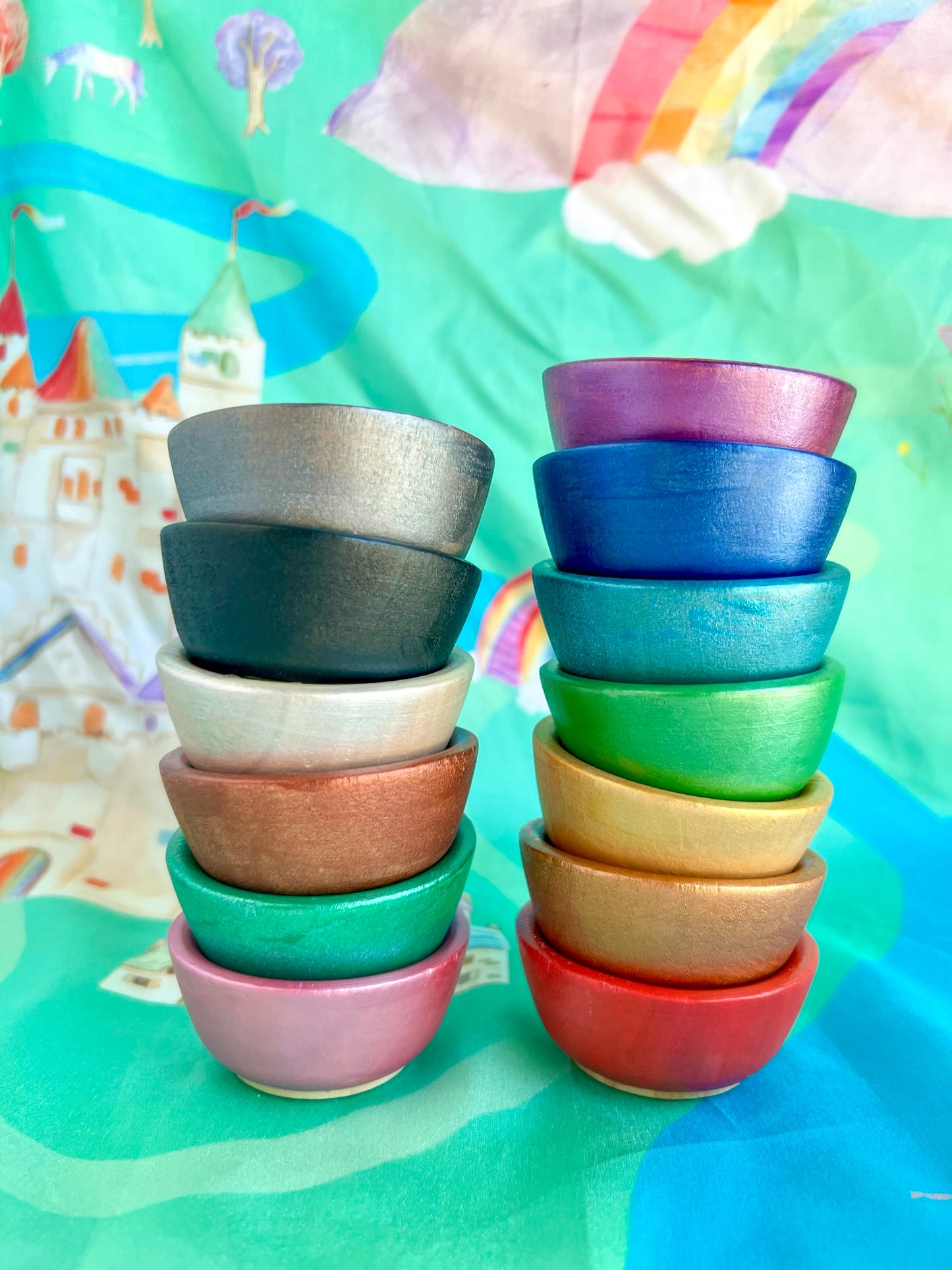 Wooden Bowl (Choose Your Color)