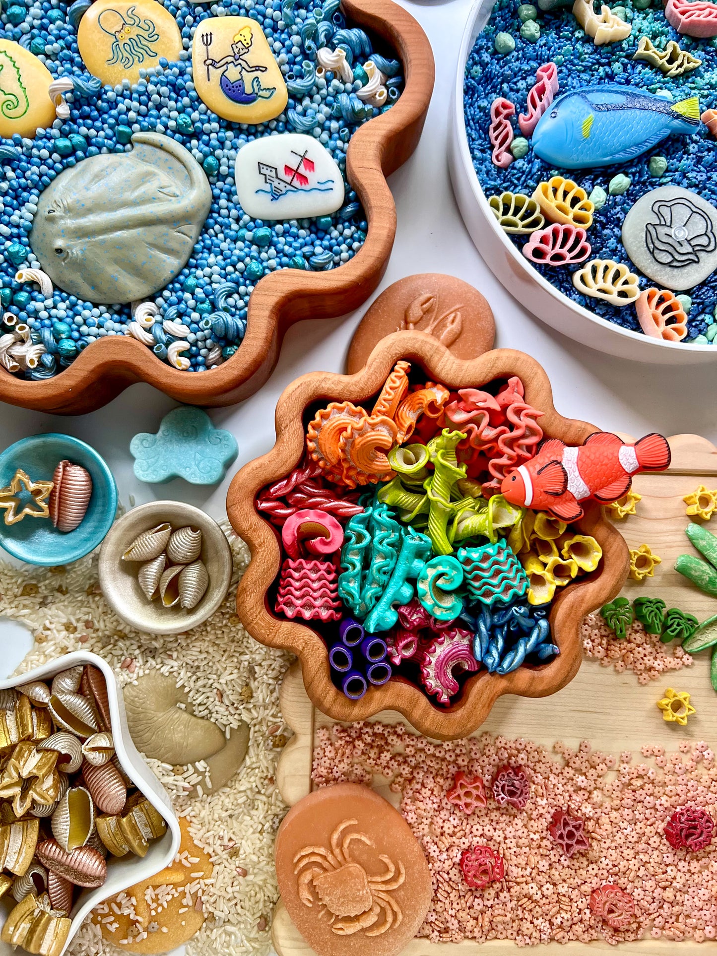 Coral Your World Sensory Bin Filler