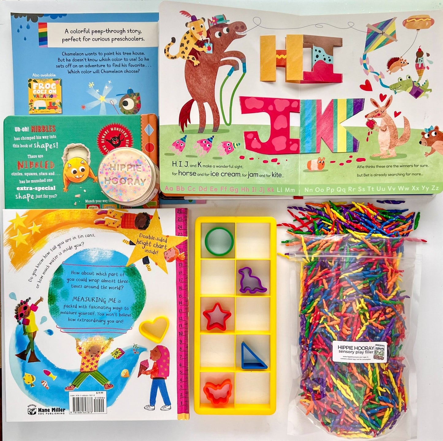 Create a Rainbow Sensory Play Filler - Hippie Hooray Sensory Play