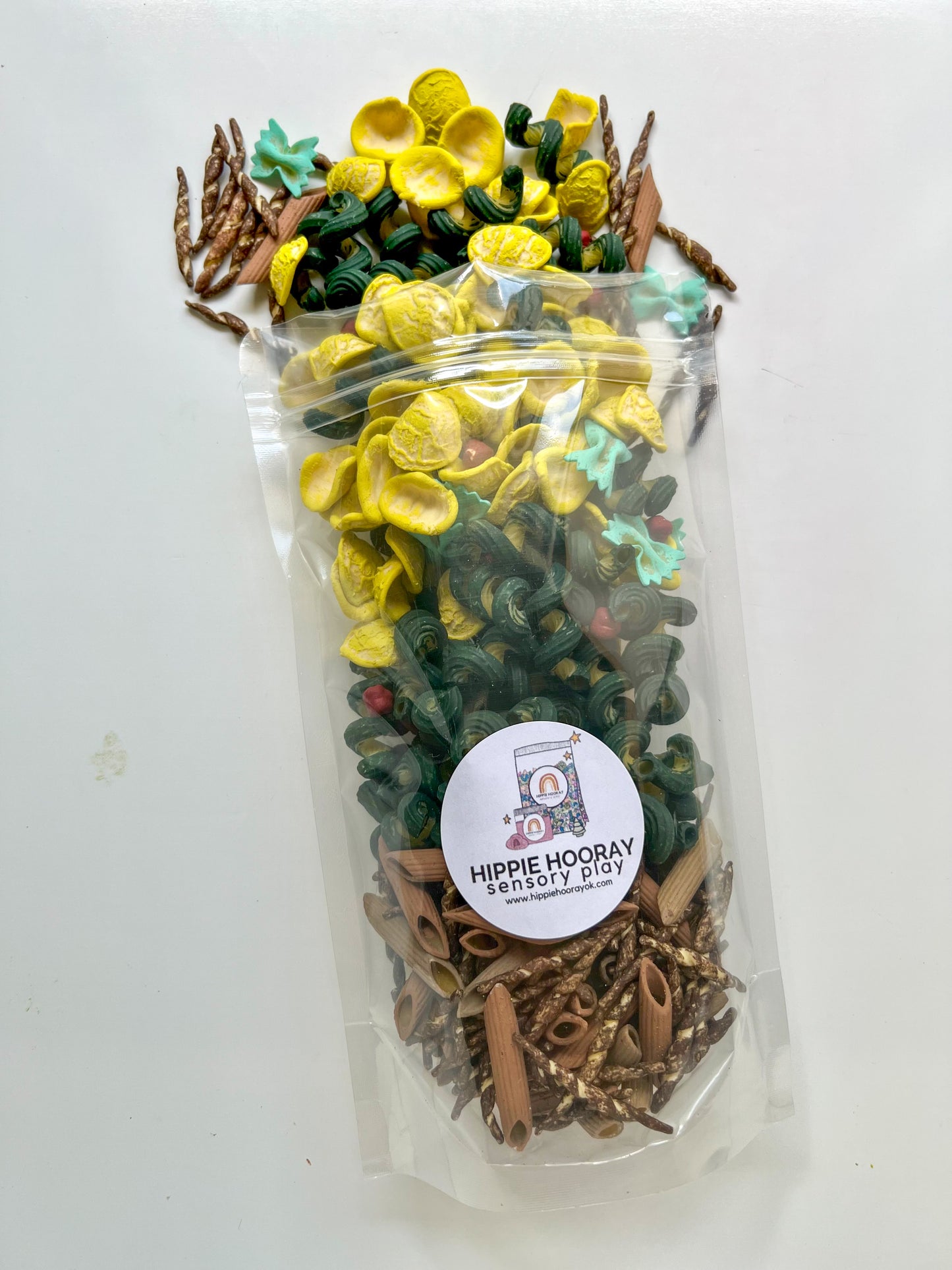 Rainforest Exploration Pasta Mix Sensory Bin Filler